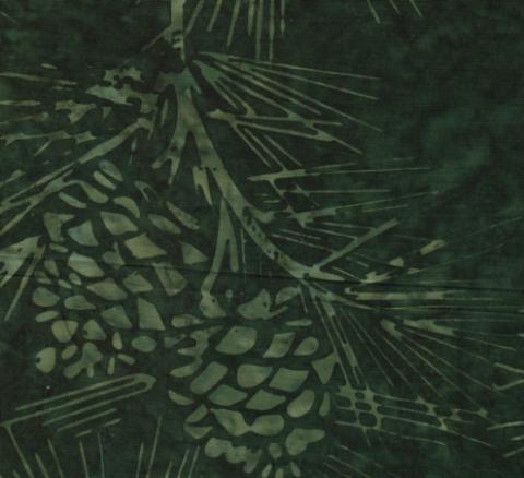 Pine Cone #2 Fabric Scan