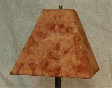 Dark batik lampshade picture