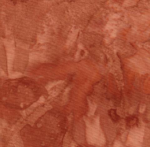 Rust Batik Fabric Scan