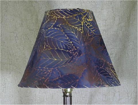 Pine cone batik lampshade picture