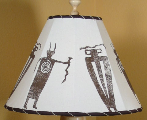 Petroglyph lampshade picture
