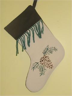 Pinecones Stocking