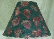 Pine Cones #1 Batik Lampshade