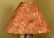 Rust Batik Lampshade