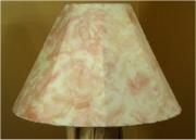 Blue Leaves Batik Lampshade
