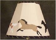 Horses lampshade picture
