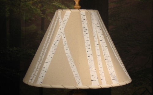 Winter Aspen Medium Round Lampshade